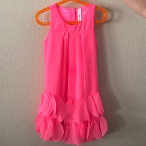 Cherokee girls dress- hot pink